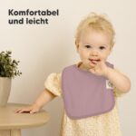 KeaBabies 8er-Pack Bio-Baumwolle Baby Lätzchen – Saugfähig & Maschinenwaschbar – Bild 5