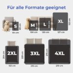 Dreamzie Wasserdichte Hundedecke 218x274cm – Sherpa-Fleece Wendedecke für Sofa & Auto – Bild 2