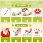 Faankiton 4er Hundeschuhe Grösse 6# – Wasserdichte Pfotenschuhe mit Reflektoren für mittlere & grosse Hunde – Bild 8