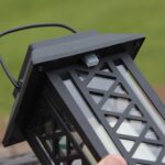 Festive Lights 17,5cm Solar Laterne mit flackernder LED-Flamme – Gartenbeleuchtung IP44 – Bild 9