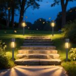 Hqynss 12er Set Solarleuchten mit Warmweiss LED – IP65 Gartenbeleuchtung für Aussen – Bild 8