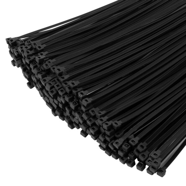 XINGO 1000er Pack Kabelbinder Schwarz 300mm – UV-beständig & 22,7 kg Zugfestigkeit
