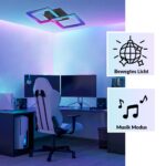 EGLO RGBIC LED Deckenleuchte mit Fernbedienung – Gaming & Party Ambientebeleuchtung – Bild 4