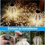 Forhome 6er Set Solarleuchten Ersatz 8 cm – Wasserdicht IP44 für Gartenlaterne – Bild 6