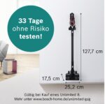 Bosch Unlimited Serie 8 ProPower BSS81POW1 – Kabelloser Akkustaubsauger mit 5.0 Ah – Bild 3