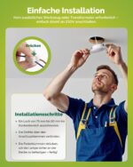 Fondiiz LED-Einbaustrahler 230V, 6W, 700LM – 12er Set mit 3 Farbtemperaturen für Badezimmer – Bild 7