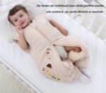 Chilsuessy Baby Schlafsack mit Füssen 80-90cm – Bambusfaser & Baumwolle, 2.5 Tog – Bild 4