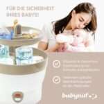 Babyruf BS 29b Dampfsterilisator – Hygienische Flaschenreinigung für bis zu 6 Flaschen – Bild 2