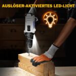 Qimu Akku-Bohrschrauber 16,8V mit 2×1,5Ah – Professionelles 26-tlg. Set für Holz, Metall & Mauerwerk – Bild 5