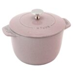 STAUB La Cocotte de Gohan Reistopf 16 cm – Gusseisen Reiskocher Chiffon Rose