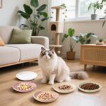 Vikcvcsc 5er Keramik-Katzennapf-Set mit Silikonboden – Anti-Whisker-Fatigue für Katzen – Bild 7