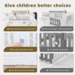 Gupamiga Laufgitter 150x180 cm – Sicheres Laufstall Aktivitätszentrum für Babys – Bild 7