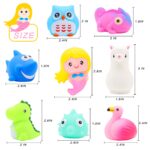 8er Set Badespielzeug mit Licht – Schwimmende Tierfiguren für Kinder – Bild 3