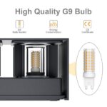 Klighten 2er Set 18W LED-Wandleuchte mit G9 Fassung – Verstellbar für Garten & Wohnraum – Bild 3