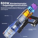 Linkifly A12 Akku Staubsauger mit Wischfunktion – 50 kPa Saugkraft, 70 Min Laufzeit – Bild 5