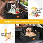 GL GLENSLAVE Hundesitz für Autos – Erhöhungssitz bis 25 kg mit abnehmbarem Bezug – Bild 5