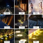 GREPRO Solar Bodenleuchten 8er Set mit 12 LED – IP65 Gartenleuchten für Aussen – Bild 5