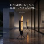 Albatros Pelletfackel Schwarz – 120 Min Brenndauer, Glasrohr Terrassenheizung für Garten & Terrasse – Bild 7