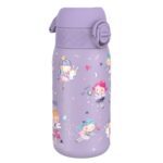 ion8 Kinder Trinkflasche 400ml Edelstahl – Auslaufsicher mit Einhandöffnung