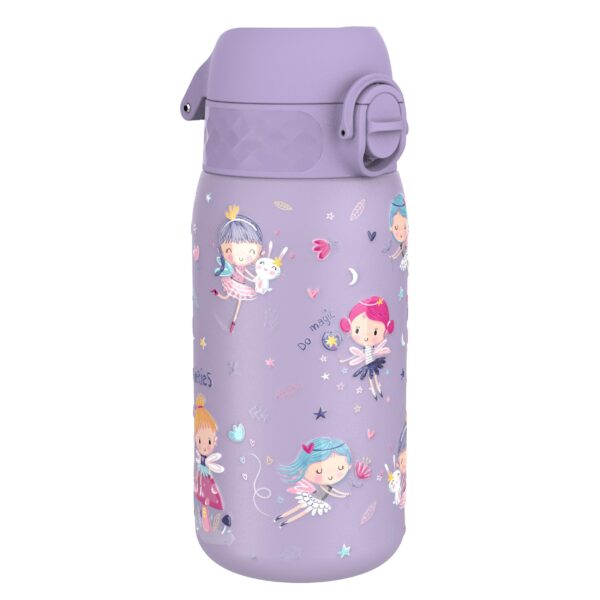 ion8 Kinder Trinkflasche 400ml Edelstahl – Auslaufsicher mit Einhandöffnung