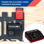 TOPOWN 3-in-1 Wandhalterung für Einhell – Akkuhalter, Ladegeräthalterung & Werkzeugregal – Bild 7