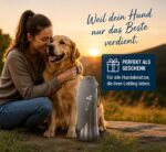 Maili Deluxe Hundetrinkflasche 800ml – Isolierte Edelstahl Wasserflasche für unterwegs – Bild 9