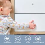Jewan Magnetisches Schrankschloss 12er Set – Kindersicherung Schubladen & Schränke ohne Bohren – Bild 6