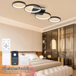 Liyabber 94cm LED Deckenleuchte Dimmbar – 54W Wohnzimmerlampe mit App-Steuerung & Memory Funktion – Bild 4