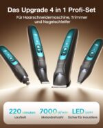 oneisall 4in1 Hundeschermaschine mit LED-Licht – Leise Fellpflege für Hunde & Katzen – Bild 3