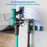 NYXAL Akku Staubsauger 50 KPa mit 500W Motor – 55 Min Laufzeit für Tierhaare & Hartböden – Bild 10