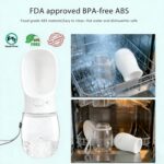 COTOP Hundetrinkflasche 350ml – Tragbar, auslaufsicher & BPA-frei für unterwegs – Bild 4