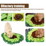 xyuayamz Schnüffelteppich Hund 48cm – Faltbare Trainingsmatte für mentale Auslastung – Bild 8