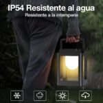 Collasis Solar-Campinglaterne mit 10 RGB-Farben & Type-C Aufladung – IP54 Wasserdicht für Garten & Terrasse – Bild 5