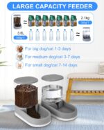 Zounin Automatischer Futterspender 2er Set – Schwerkraft-Spender für Katzen & Hunde – Bild 5