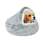 YAGE Plüsch-Hundebett – Beruhigendes Katzenbett für kleine & mittelgrosse Hunde