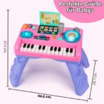 Lypsochaat Baby DJ Pult mit Klavier – Musikspielzeug mit Licht & Aufnahme für Kinder ab 1 Jahr – Bild 2