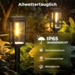 6er-Set ICRGB Solarleuchten 3000K Warmweiss – IP65 Gartenleuchten für Terrasse, Weg & Rasen – Bild 4