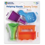 Learning Resources Sensory Scoops Set 4er – Montessori Lernwerkzeug für Feinmotorik & Sensorik