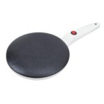 Brrnoo Elektrischer Crêpe-Maker 20 cm mit Temperaturregelung – Antihaft-Pfannkuchen für Frühstück – Bild 3
