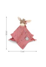 Sterntaler Schmusetuch L Esel Emmily – Weiches Kuscheltuch für Babys in Hellrot – Bild 2