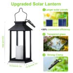 Dekofun 2er Solarlaterne mit Flammeneffekt – IP65 Wasserdicht für Garten & Terrasse – Bild 2