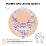 KeaBabies 10er-Pack Bandana-Lätzchen Bio-Baumwolle – Saugfähige Sabber-Lätzchen für Neugeborene – Bild 6