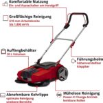 Einhell Akku-Kehrmaschine TE-SW 18/610 Li-Solo – 61 cm Kehrbreite mit PXC System – Bild 5