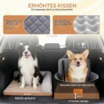 Revoti Hunde-Autositz 45×45 cm mit Memory-Schaum – Sicher & wasserdicht für Hunde bis 12 kg – Bild 3