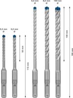 Bosch Professional Expert SDS plus-7X Hammerbohrer Set 5-10 mm – Stahlbeton – Bild 3