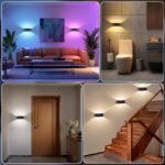 SNADER Akku Wandleuchte mit Bewegungsmelder & Fernbedienung – 600 LM, dimmbar, 3 Farbtemperaturen + 15 RGB-Farben – Bild 8