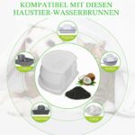 16er Set Schaumfilter & Aktivkohlefilter für PetSafe Drinkwell – Ersatzfilter – Bild 5