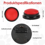 Gaethra 6er-Set Aufnahme-Buttons mit 30-Sekunden-Funktion – Hundetraining & Haustier-Kommunikation – Bild 7