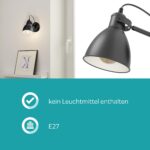 EGLO Priddy Wandlampe Industrial Design – Schwenkbar mit E27 Fassung – Bild 5