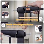 LAOYE Treppenschutzgitter 92 cm Höhe, 75-124 cm Breite – Sicheres Türgitter ohne Bohren – Bild 6